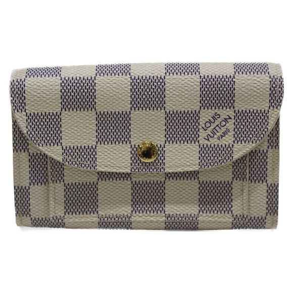 Louis Vuitton Nylon Pochette Solo Pouch Belt Bag Damier Azur - Picture 1 of 9